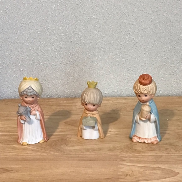 🇺🇸ALS🇺🇸 EUC Vintage Homco Children Wisemen Set - Picture 15 of 16
